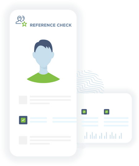 Illustration of GoodHire's reference check results
