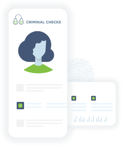 Illustration of a candidates criminal record check