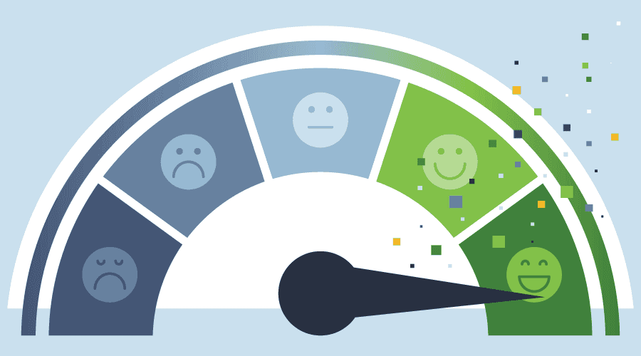 A scale shows that GoodHire's net promoter score is consistently high