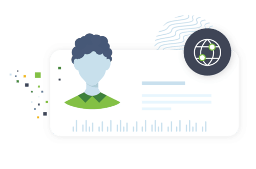 Illustration showing GoodHires international background check screening option