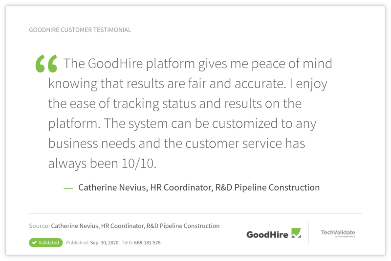 A GoodHire customer shares how using the platform gives her peace of mind.