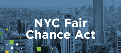 New York City Fair Chance Act was recently updated.