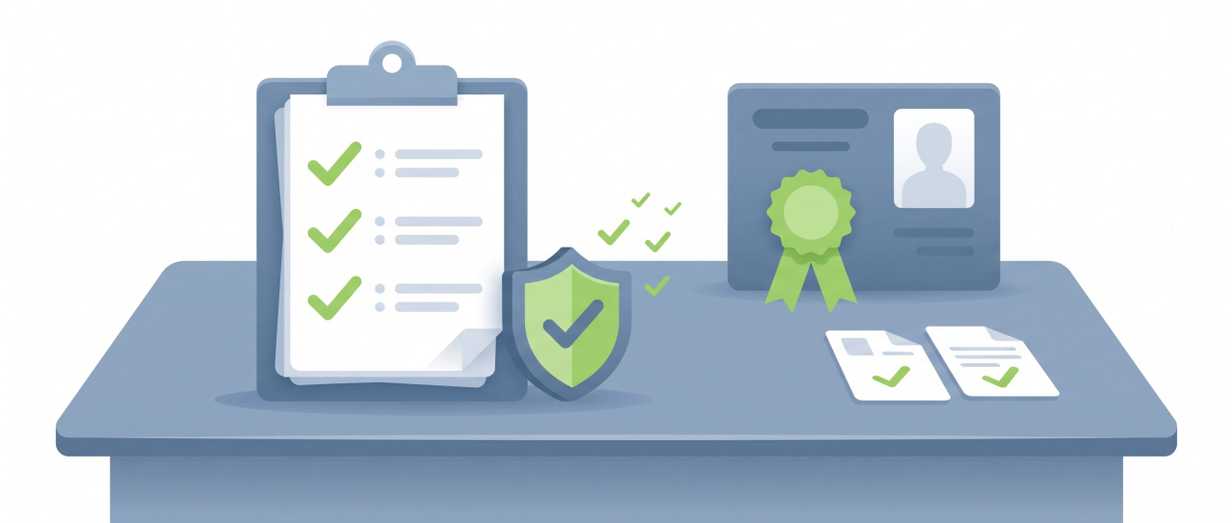 Professional license verification for employers